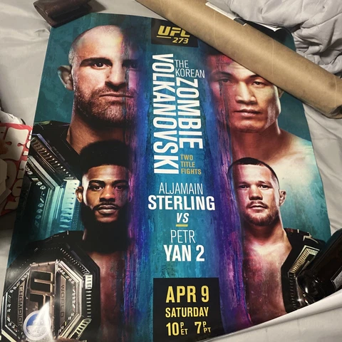 UFC 273 18x24 Promotional Poster Cover