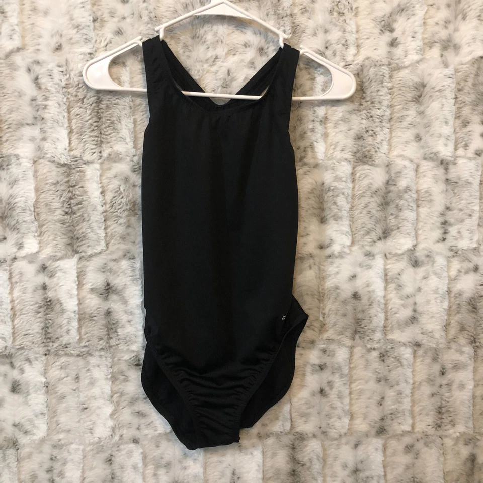 Women's Dolfin Athletic swimwear One Piece Swimsuit Large-Smooth Sleek Black