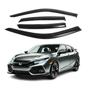 Fits Honda Civic Hatchback 2021+ Side Window Visor Sun Rain Deflector Guard - Bild 1 von 9