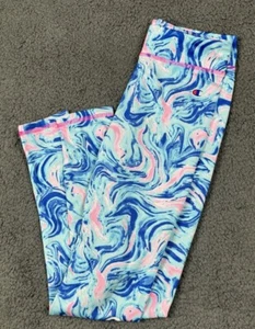 Champion Legging Pants Athletic Wear Multi-Color Blue Pink 10/12 10 12 Girls - Picture 1 of 11