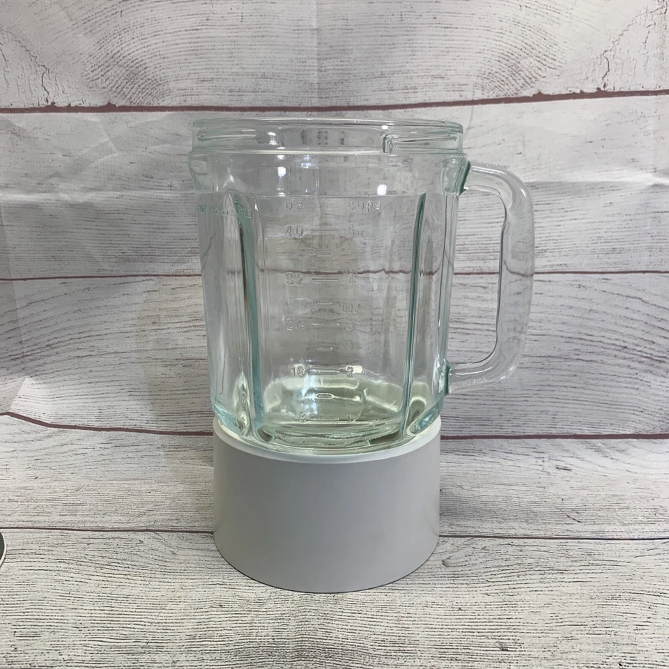 KitchenAid 搅拌机替换 PITCHER 零件玻璃罐 KSB5WH 5 杯 40 盎司 阅读 * * — 第 1/4 张图片