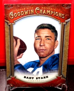 Bart Starr 2014 mazo superior *Goodwin Champions* colección tarjeta de la NFL número de 118 - Imagen 1 de 2