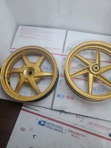 Honda Dio Elite Sa50 1994-2001 Disk Aluminum Wheels Also Dio 1 Af16 Af18 - Bild 1 von 11