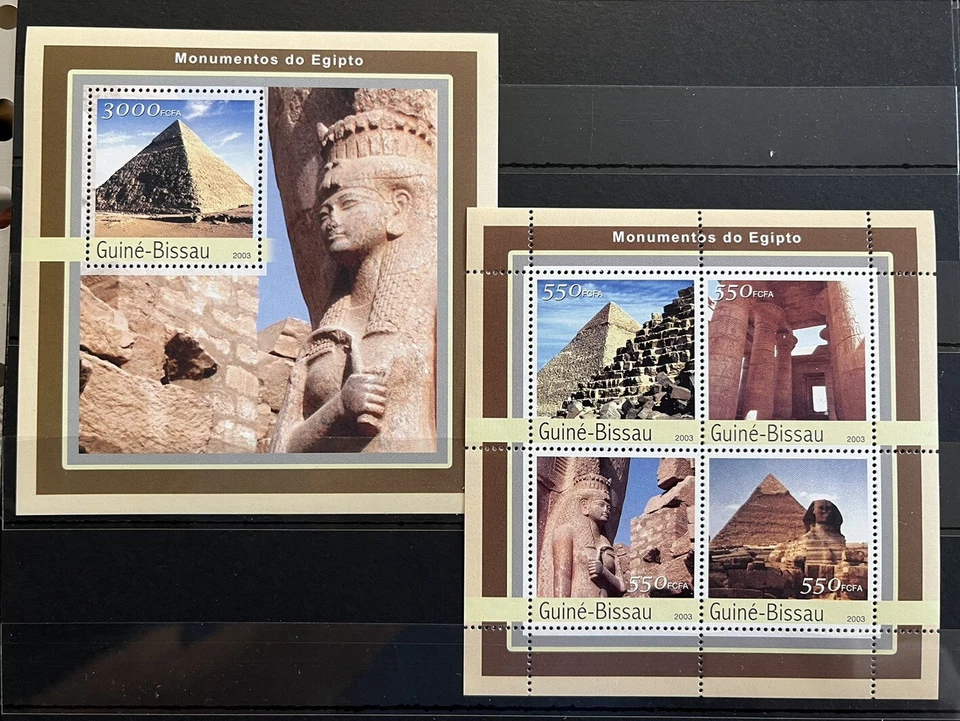Egyptian Pyramid/ Monuments of Egypt’s Civilization - stamps - MNH** F104 - Image 1 of 1