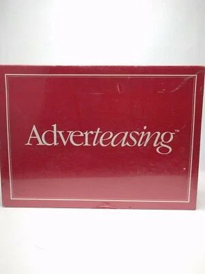 Vtg 1988 Adverteasing Board Game~The Game Of Slogans, Commercials & Jingles NIB - Image 1 of 4