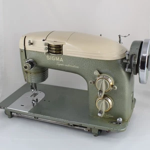 Antigua Maquina de Coser SIGMA Super Automatica Electrica VINTAGE c.1970s - Imagen 1 de 9