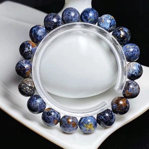 11 mm Natürlicher Pietersit Namibia Edelstein Rund Perlen Armband Südafrika - Bild 1 von 6