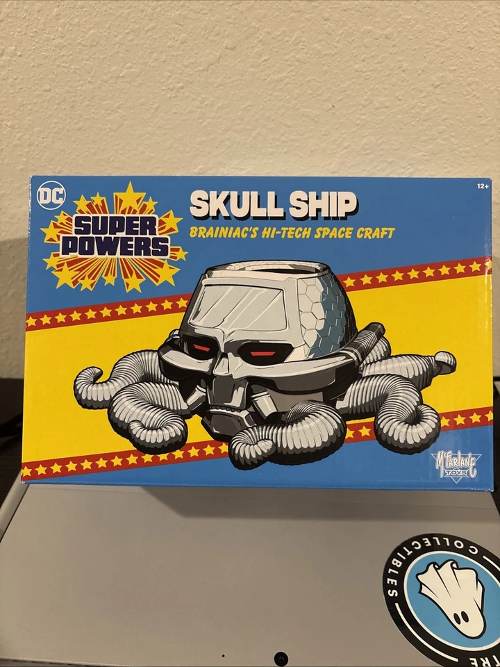 2024 McFarlane Toys DC SUPER POWERS Brainiac's Skull Ship Veículo Novo Na Caixa Selado - Imagem 1 de 1