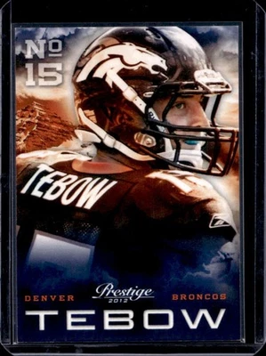 2012 Prestige Tim Tebow #969/1500 Broncos - Image 1 of 2