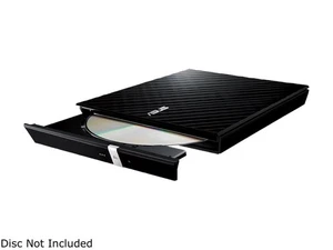 ASUS USB 2.0 Schwarz Externer Slim CD/DVD-Brenner Modell SDRW-08D2S-U - Bild 1 von 1