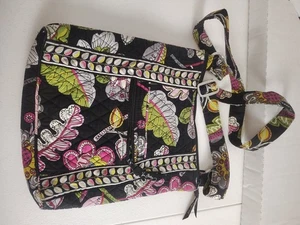 Vera Bradley Purse Crossbody Bag Moon Blooms Retired 2014 - Picture 1 of 5