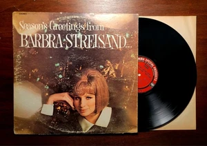 SEASON'S GREETING'S FROM BARBRA STREISAND Vinyl Lp 1969 Press Columbia CSS 1075 - Picture 1 of 4