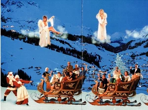 VCA Holiday Card 1999/2000 – Russ as Santa, Juli Ashton & Angel Stars - Picture 1 of 4
