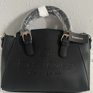 Bolso de mano bebe negro Polly Satchel para mujer nuevo estado - Imagen 1 de 6