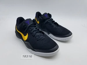 Nike Kobe 8 Protro Lakers Away (GS) Boy's Size 6Y Sneakers Black Gold - Picture 1 of 12