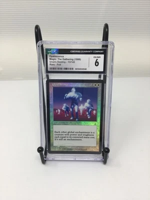 MTG Foil Opalescence Magic the Gathering Rare Foil 13/143 Urza’s Destiny CGC 6 - Image 1 of 3