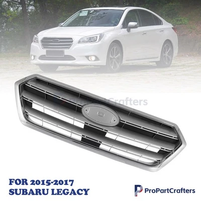 NEW Front Grille Grill Chrome Fits 2015-2017 Subaru Legacy 91121AL00A Foto 1 de 4