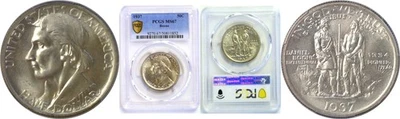 1937 50C Boone Commemorative Half Dollar PCGS MS-67 - Image 1 of 3