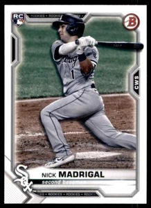 Bowman #77 2021 Nick Madrigal novato - Imagen 1 de 2