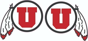 Utah Utes inspiriert Full Size Football Helm Aufkleber - Bild 1 von 1