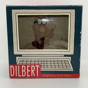 Authentic DILBERT 9.5" Plush Vintage Collectible Doll NIB Scott Adams HTF - Picture 1 of 7