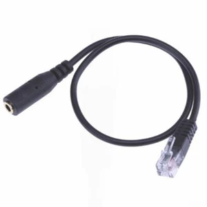 Headset Buddy 3.5mm Smartphone Headset To RJ9 Phone Adapter Cable Useful _tu - Picture 1 of 9