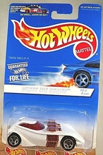 1997 Hot Wheels #564 White Ice Series 4/4 TWIN MILL ll White w/Chrome 5 Spokes