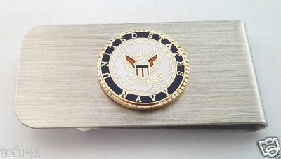 США темно-деньги зажим из нержавеющей стали военного 14769-MC HO - Изображение 1 из 3