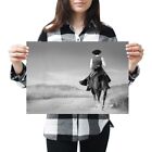 A3 - Spanish Horse Rider Pony Spain Horses Poster 42X29.7cm280gsm(bw) #43571