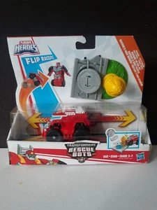 New 2016 Playskool Heroes Transformers Rescue Bots Pullback Flip Racer Heatwave! - Picture 1 of 10