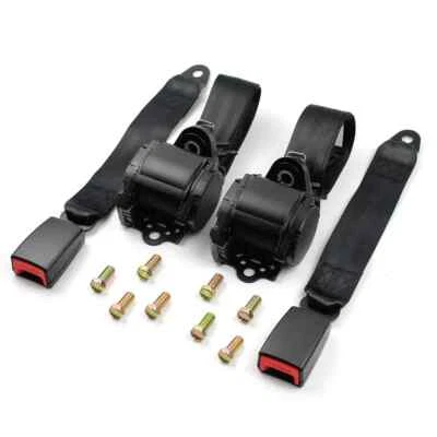 FOR ALL VOLVO CAR FRONT REAR SEAT BELTS FLEXIBLE Adjustable Straps - Image 1 of 4