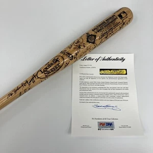 Baltimore Orioles Legends Multi Signed 40th Anniversary Bat 48 Sigs Bat PSA - Picture 1 of 15