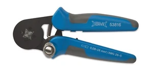 BM 53816 Square End Sleeve/Bootlace Crimper 0.08 to 16mm2/ AWG28-5, Lateral Ins. - Picture 1 of 8