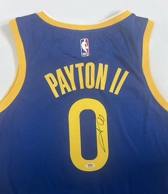 Gary Payton ii Signed Autographed Jersey Golden State Warriors PSA/DNA - Image 1 of 4