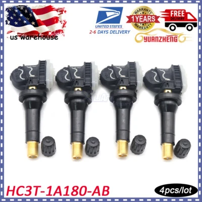 4pcs Tire Pressure Monitoring Sensors TPMS For Ford F-250 Super Duty 2017-2019 - Image 1 of 4