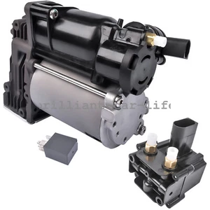 Compresseur de suspension pneumatique + valve 37206859714 pour BMW X5 E70 X6 E71 - Bild 1 von 7