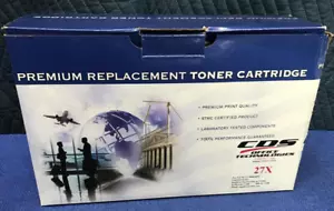 NEW CDS 27X Black Toner Cartidge for LaserJet 4000/4050 Replaces HP C4127X - Picture 1 of 4