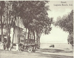 "Foto de hotel LAGUNA BEACH estampado de coche antiguo #1402 11"" x 14" - Imagen 1 de 1