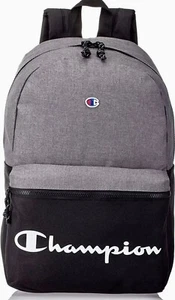 CHAMPION CHF1000-920 Manuscript Backpack Men's100% Polyester Grey Black NWT - Picture 1 of 4