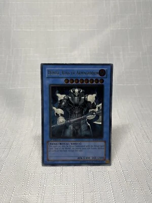 YUGIOH! Demise, King Of Armageddon SOI-EN035 1st Edition Ultimate Rare NM #1 - Image 1 of 4