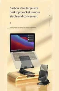 Soporte giratorio 360 para tableta de escritorio para iPad metal hombre perezoso estante de soporte de metal - Imagen 1 de 9