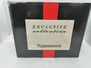 Vintage Tupperware 80´s Exclusive Collection Table Caddy Set Black and Acrylic - Picture 1 of 9