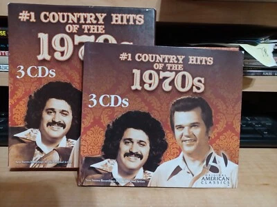 #1 Country Hits Of 1970's - V/A (3 CD's Digipak) Willie Conway Haggard Campbell  - Image 1 of 4