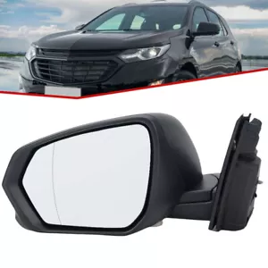 Left Driver Side Door Mirror For 2018-2022 2023 Chevrolet Equinox Texture Black - Picture 1 of 11