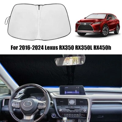 Windshield Shade Front Cover For 2016-2024 Lexus RX350 RX350L RX450h Car - Image 1 of 4