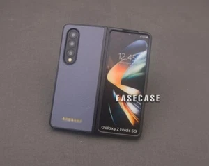 F1 EASECASE custodia in vera pelle fai da te personalizzata per SAMSUNG Galaxy Z Fold 4 - Foto 1 di 7