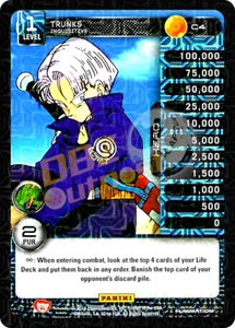 Tarjeta DBZ Dragon Ball Z JCC Panini Premiere C4 baúles, lámina inquisitiva - Imagen 1 de 1