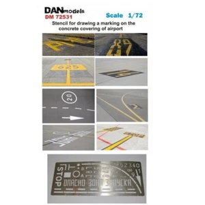 Dan Models 72531 Maßstab 1:72 Schablone zum Zeichnen Markieren auf der Betonverkleidung - Bild 1 von 8
