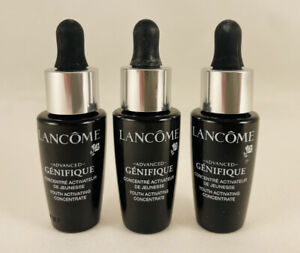 Set of 3 Lancome Advanced Genifique Youth Activating Concentrate .27 oz Each