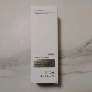 Korres Santorini Grape Face Mask for Cleansing/Exfoliation with Clay 70ml 2.3OZ - Picture 1 of 6